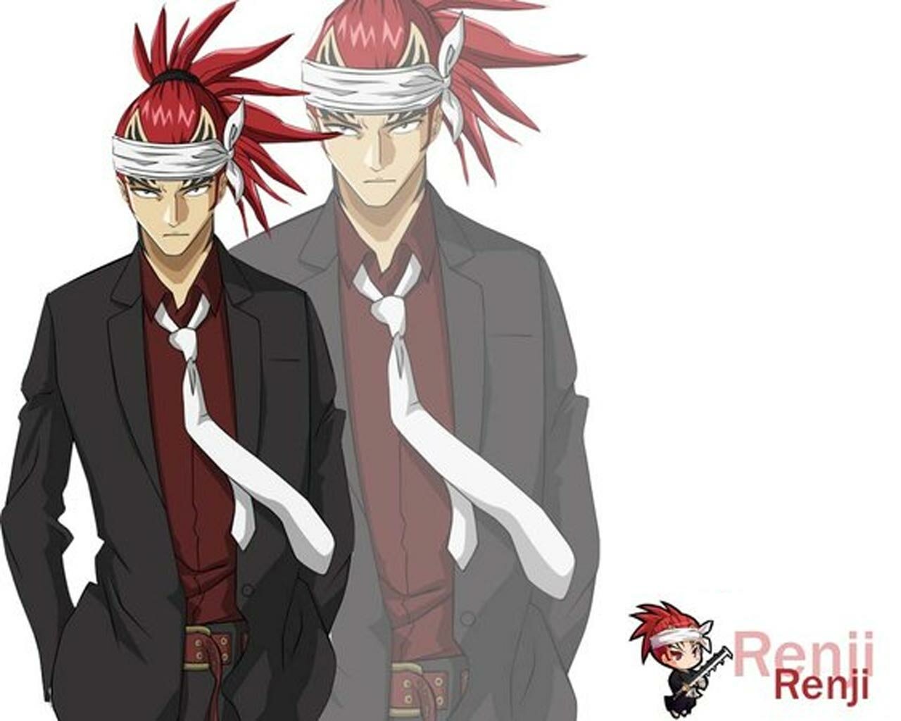 You are viewing the Bleach wallpaper named Renji.
